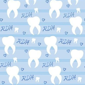 Blue RDH Dental Tooth Design med./ Franbail  
