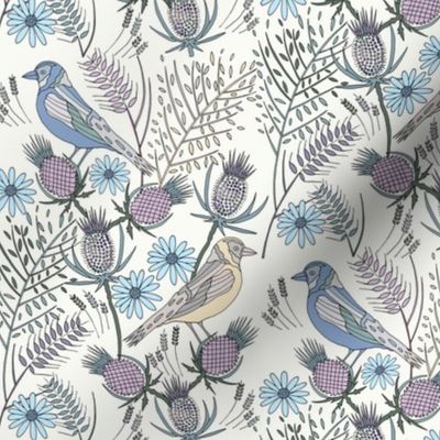 Thistle Birds, Cream