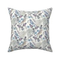 Thistle Birds, Cream