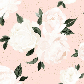 vintage blush floral