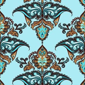 Coordinating Damask 1