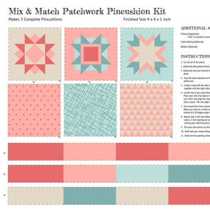 Mix and Match Pincushion Cut and Sew Kit