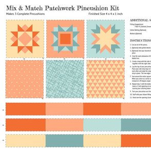 Mix and Match Pincushion Cut and Sew Kit