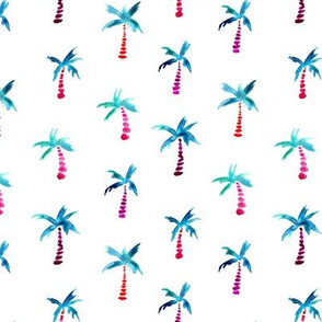 Watercolor palms 