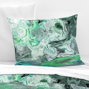 Green and Teal Marble