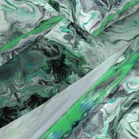 Green and Teal Marble