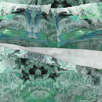 Green and Teal Marble