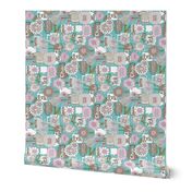 Rise & Shine Tea Towel Aqua