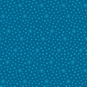 Angels dots blue