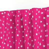 Angels playful stars pink