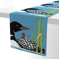 Loon panel, 18" square