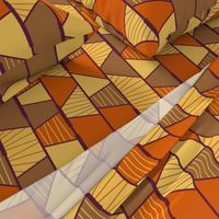 LARGE Hip Fragmentation (Earthy) Abstract Geometric