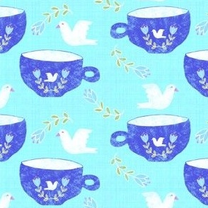 Hygge Peace Tea in Blue