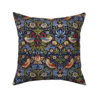 William Morris ~ Strawberry Thief ~ Bright Blue ~ Medium