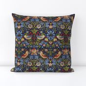 William Morris ~ Strawberry Thief ~ Bright Blue ~ Medium