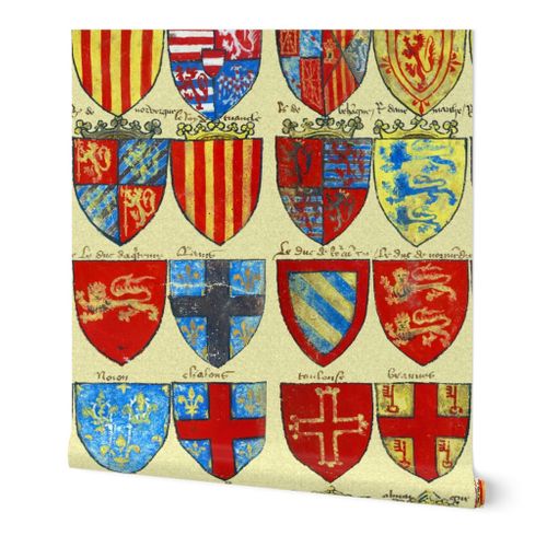 Knights of the Round Table ~ Bright | Spoonflower
