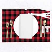 MINKY layout - You are so deerly loved - buffalo plaid