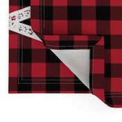 MINKY layout - You are so deerly loved - buffalo plaid