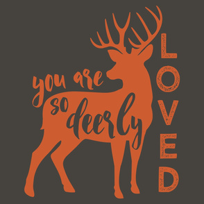 27" layout - You are so deerly loved - C1 