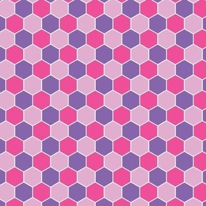 Honeycomb Pink & Purple Multicolor