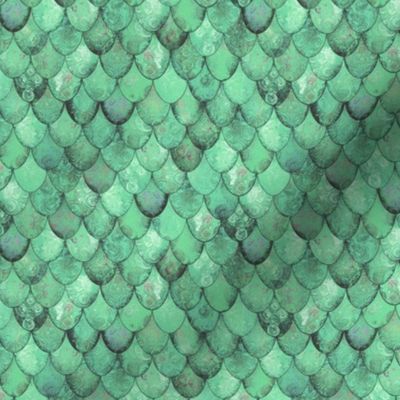 SMALL Pale Green Mermaid or Dragon Scales by Su_G_©SuSchaefer