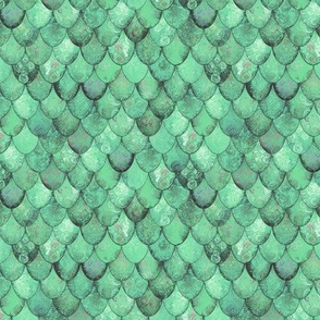 SMALL Pale Green Mermaid or Dragon Scales by Su_G_©SuSchaefer