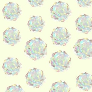 Sparkling White Opals