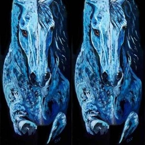 Dream Horse in Blue _ series #1 