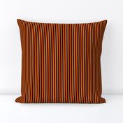 Black and Orange Vertical Stripes (Six Stripes to an Inch)