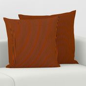 Black and Orange Vertical Stripes (Six Stripes to an Inch)