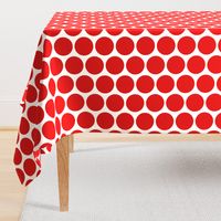 Christmas Howdy: Polka Dots Red on White