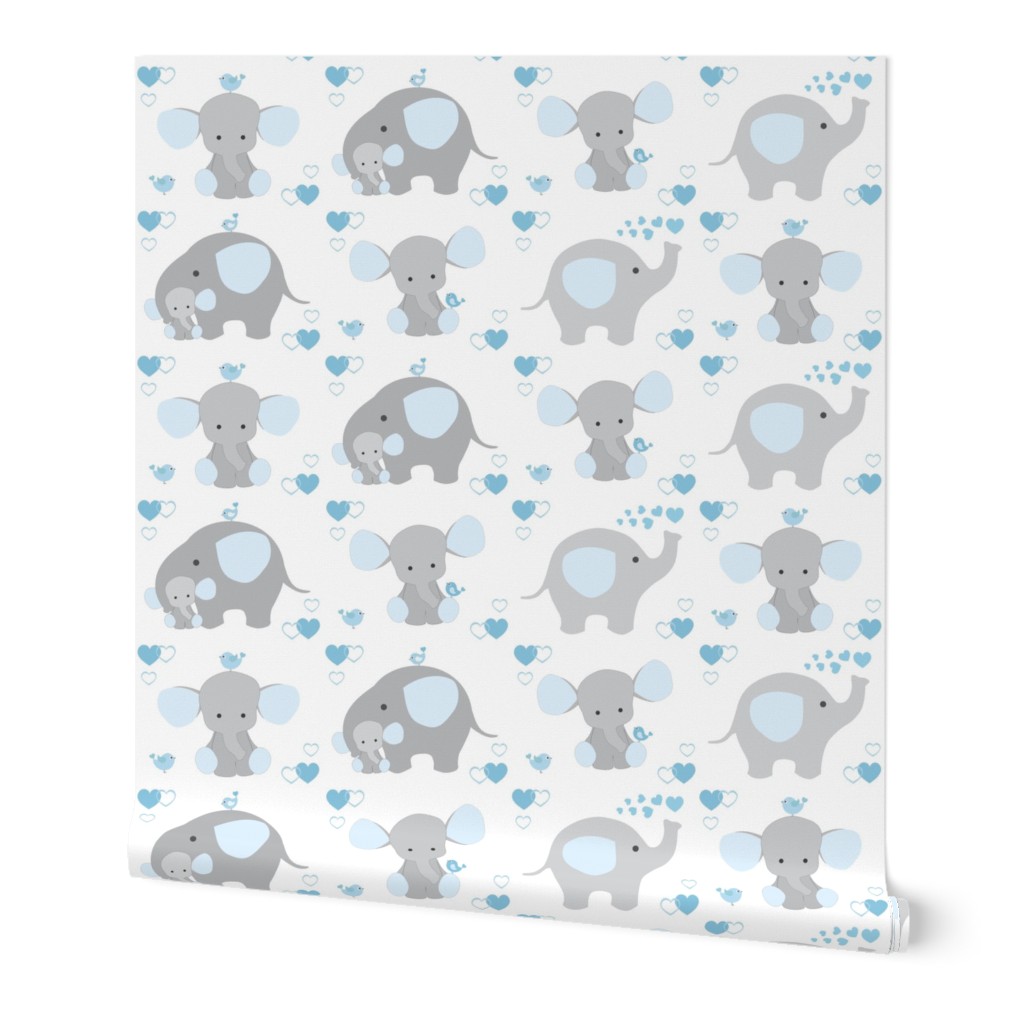 Elephant Nursery Blue Boy