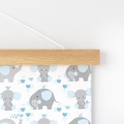 Elephant Nursery Blue Boy