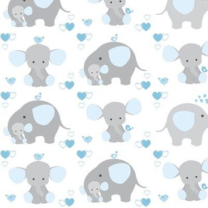 Elephant Nursery Blue Boy