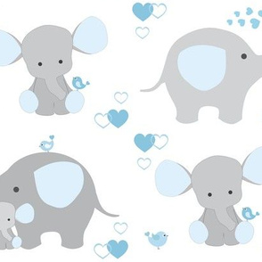 Elephant Nursery Blue Boy