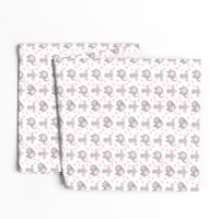 Elephant Pink Floral Girl Nursery 