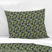 Cactus Cacti Gray Green Teal Black Texture Simple Fun Bedding Wallpaper