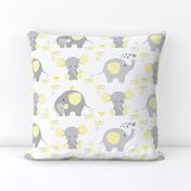 Elephant Nursery Yellow Neutral 