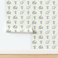 Elephant Nursery Yellow Neutral 