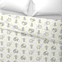 Elephant Nursery Yellow Neutral 