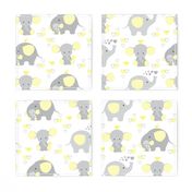 Elephant Nursery Yellow Neutral 