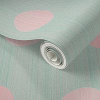 dots-rosebud pink n gray mint