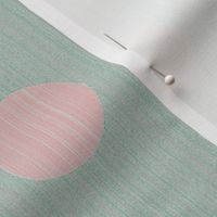 dots-rosebud pink n gray mint