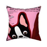 Dottie the Boston Terrier Pillow