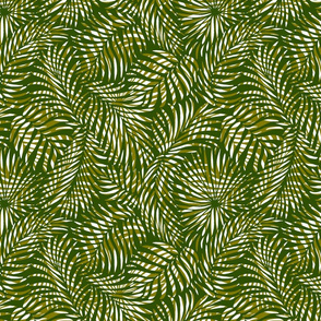 palm leaves __ olives   white __ tropical design for beach and swim