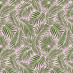 palm-leaves-tropical-pink-green