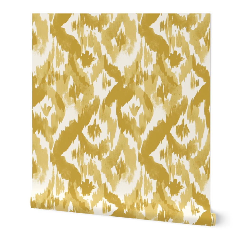 Ikat Diamonds mustard