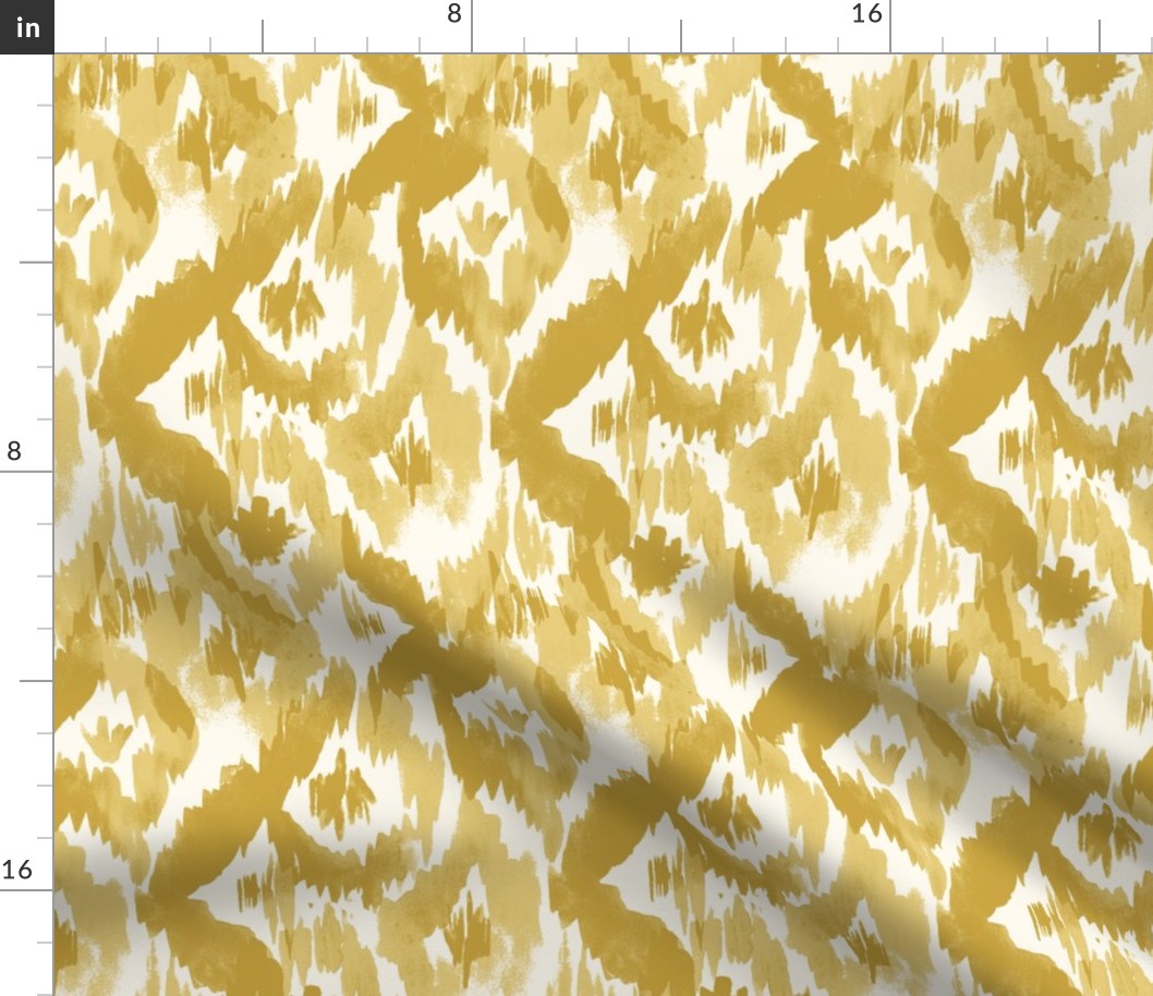 Ikat Diamonds mustard