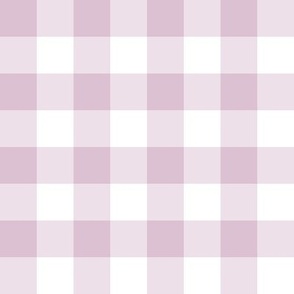 Plain Gingham in Lilac