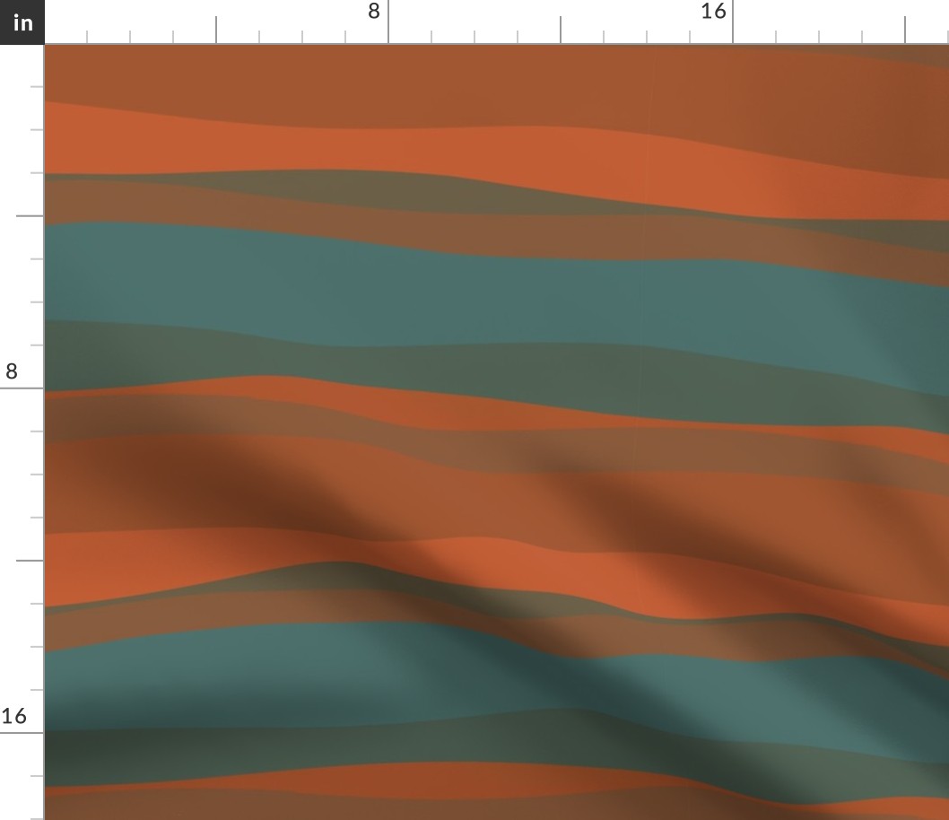 red clay teal iron oxide